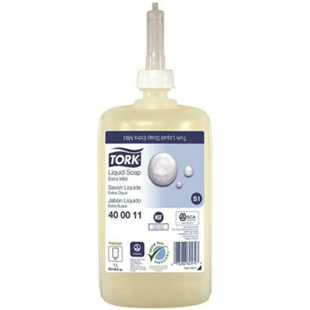 SCA TISSUE NORTH AMERICA 1 Litre Tork Premium Non Perfumed Soap, White SCA400011